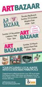 Art Bazaar 2017 Lambton Park Throsby Big Brunch DL flyer