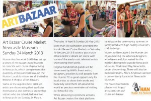 Art Bazaar Cruise Market in monthly imag April 2013